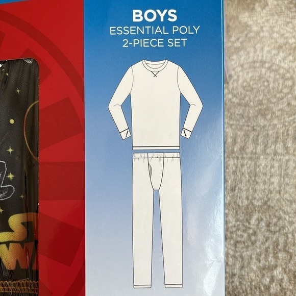 Brand New Star Wars Chill Chasers by CuddlDuds Boy Long Sleeve Top & Pants Set - Picture 5 of 13